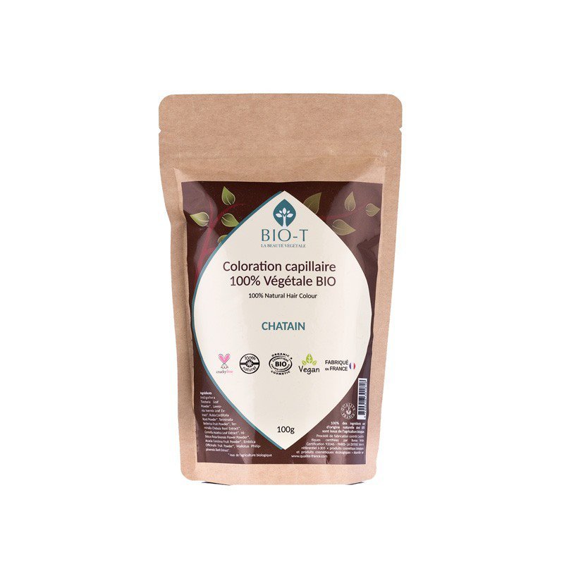 Colorante Vegetal CHATAIN - ORGÁNICO - 100g