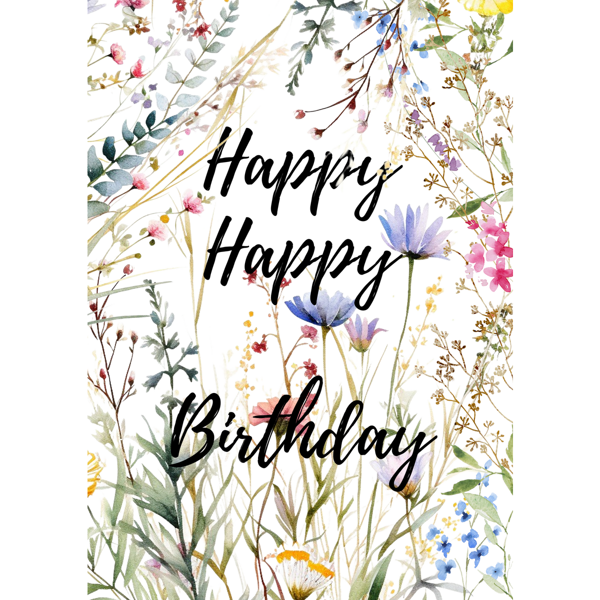 Carta sostenibile - Buon buon compleanno