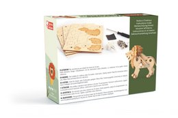 WOODEN MODEL 3D MECHANICAL LION