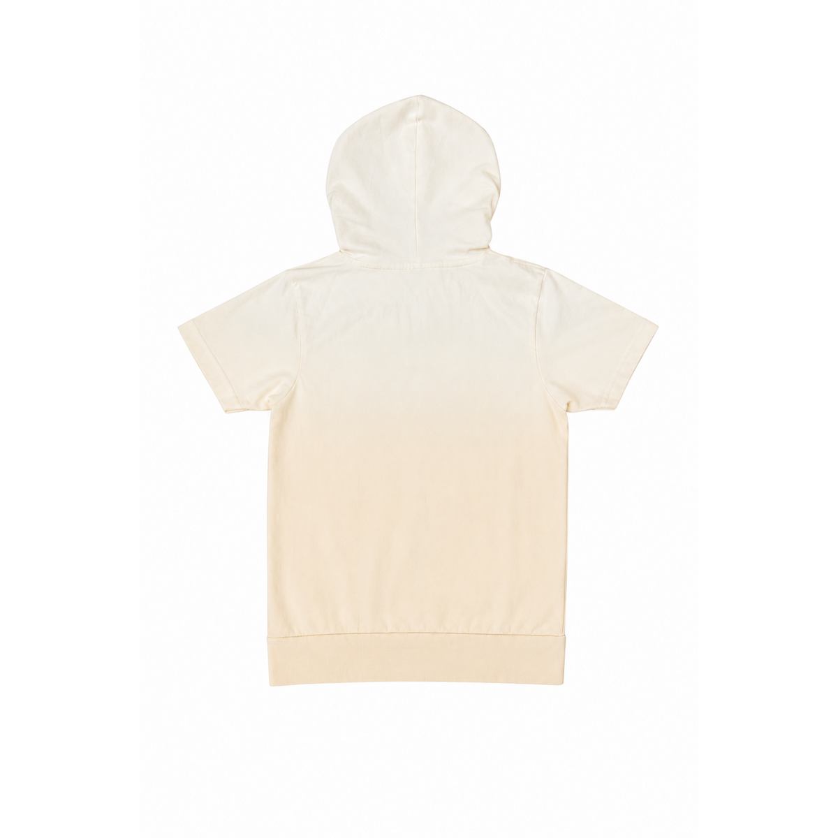 Funkle Boys hættetrøje – Farvegradient off-white til beige