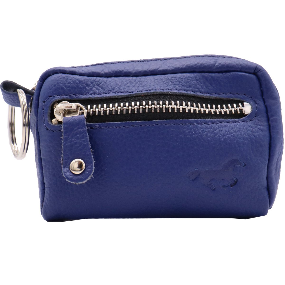Leather Key Case - Iron Zipper - Key Bag Long