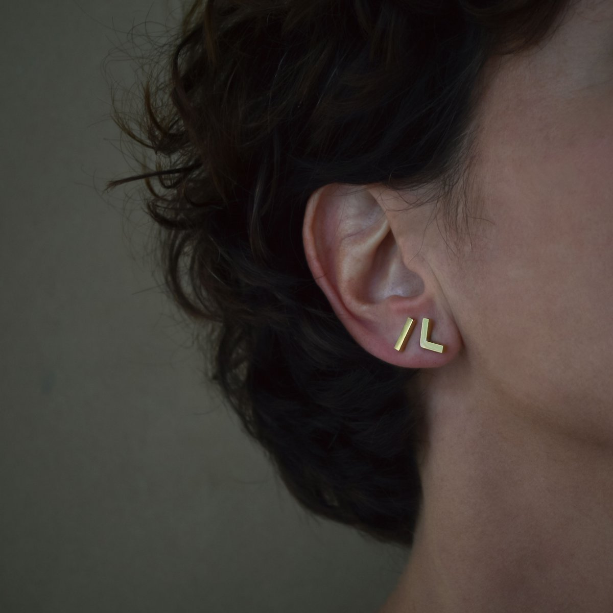 Two-Tone Bar & Angle Studs Combo