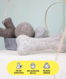 Buddy. Dog toys from Wollfilz "Bone"