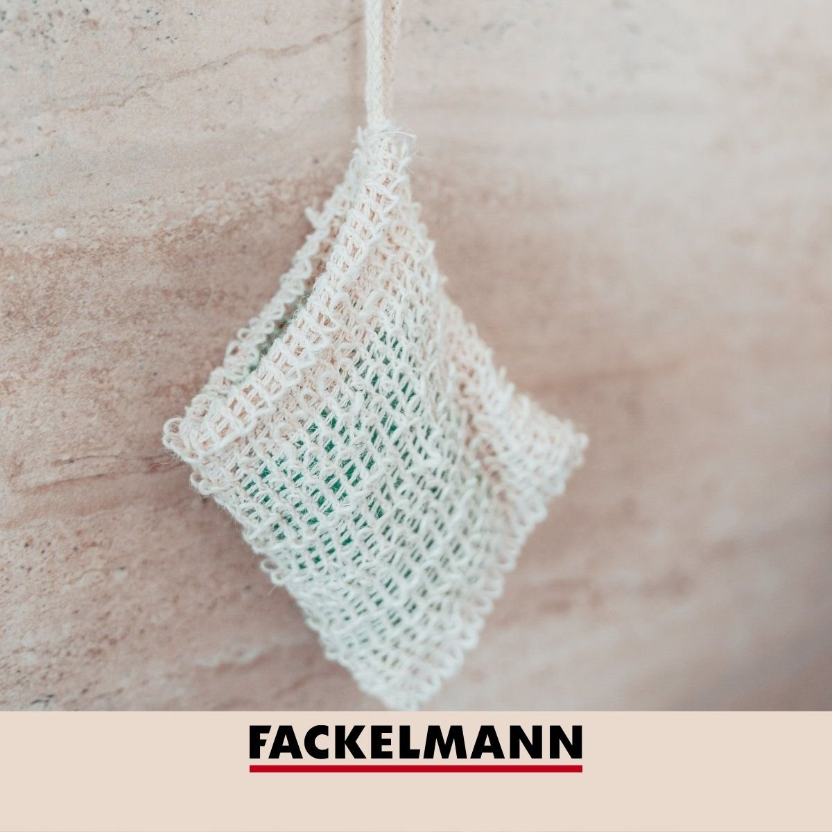 Set van 2 stevige zeepzakjes in sisal Fackelmann Tecno