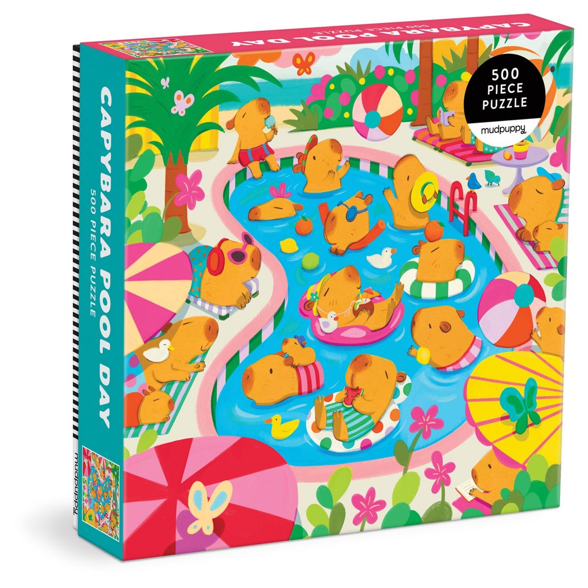 Puzzel - Capybara Zwembaddag