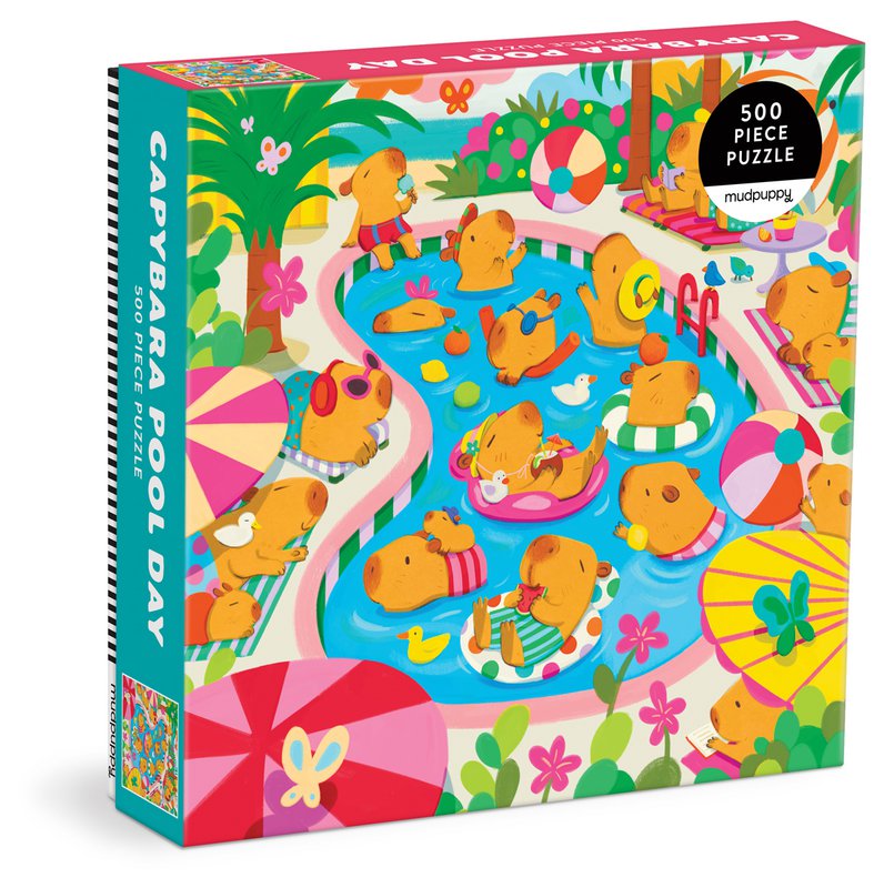 Puzzel - Capybara Zwembaddag