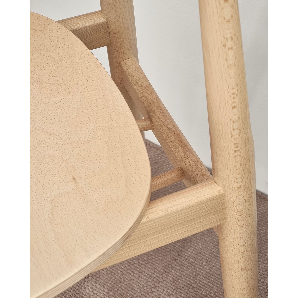 Sedia da pranzo in legno Biju Beechwood