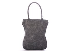 Borsa a mano curva grigia
