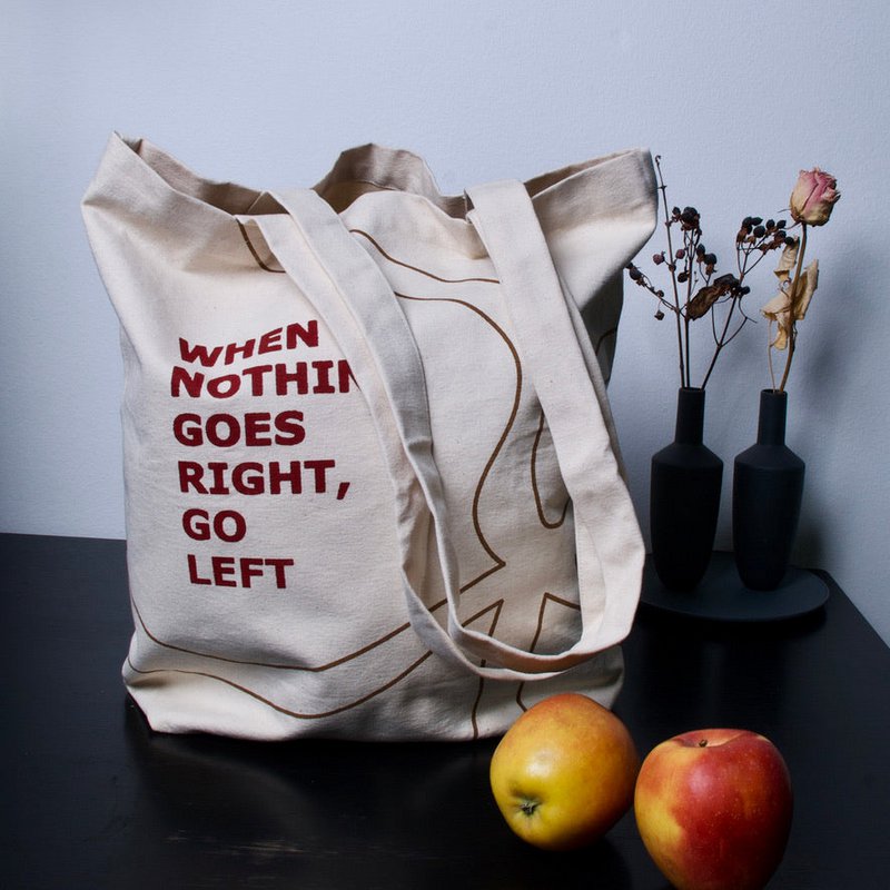 Tote tas van biologisch canvas katoen