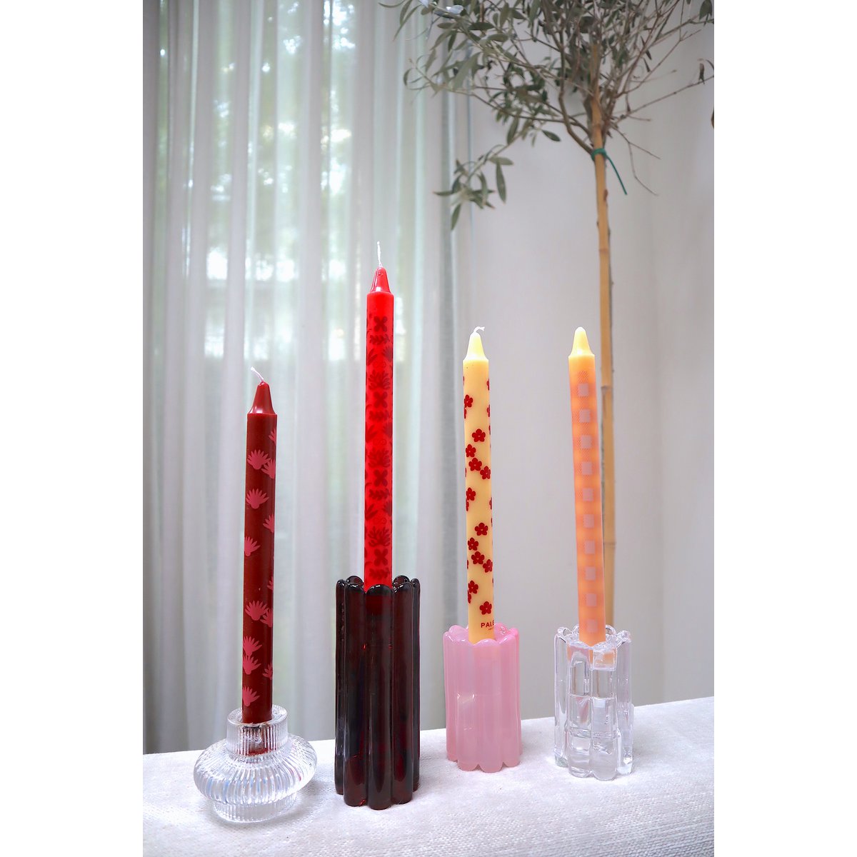Projektowanie świec obiadowych - zestaw 4 - Lush Velvet