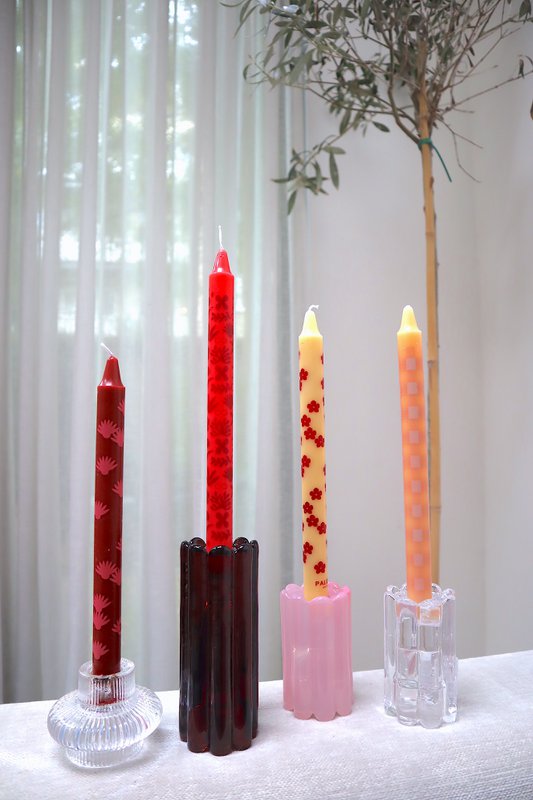 Design Dinner candles - Set of 4 - Lush Velvet