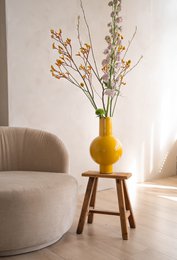 Vase Metal Medium Ocher 24x40cm