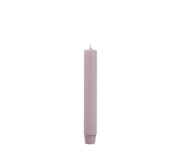 Dinerkaarsen 2,6×18 cm - Pastel lilac / Perlmutt lila - 20 stuks