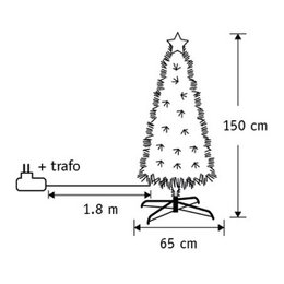 Kunstkerstboom Mercury Warm wit