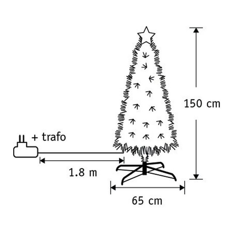 Kunstkerstboom Mercury Warm wit