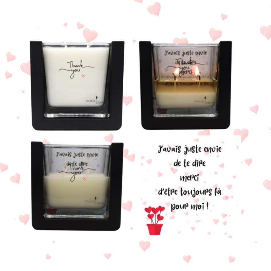 Verrassing geurkaarsdecoratie - Bedankt 💕 Vriend 4