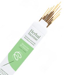 Incenso ecologico certificato BioAroma di Memories of the East. Ayurveda. Commercio equo e solidale. Zero rifiuti. 12 canne.