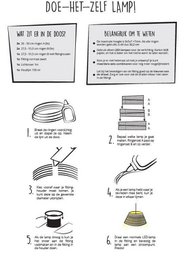 Karton DIY Lampenschirm