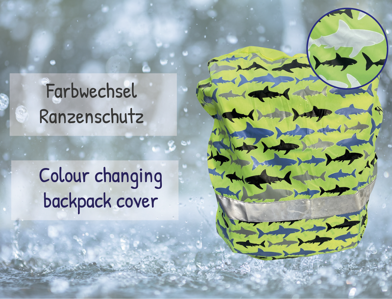 Children color change satchel protection - shark