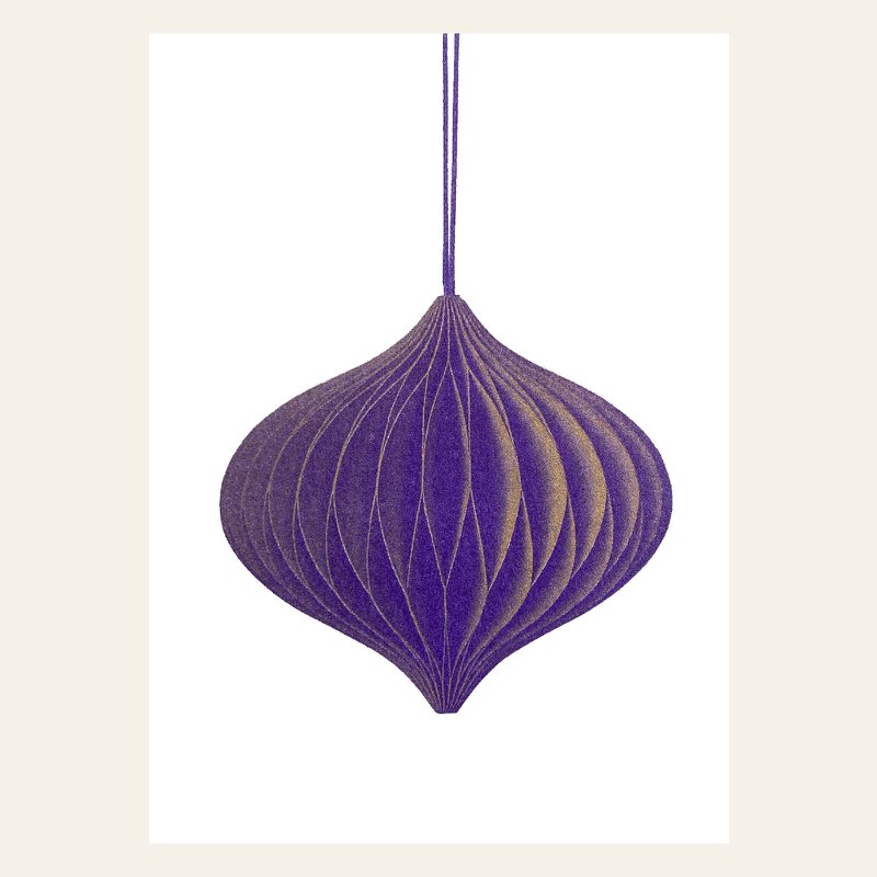 Risography Postcard - Jewelry purple - DIN A6
