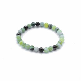 Edelstein-Manifestationen-Armband – Olivenjade