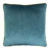 Cushion velvet gold petrol 45x45cm