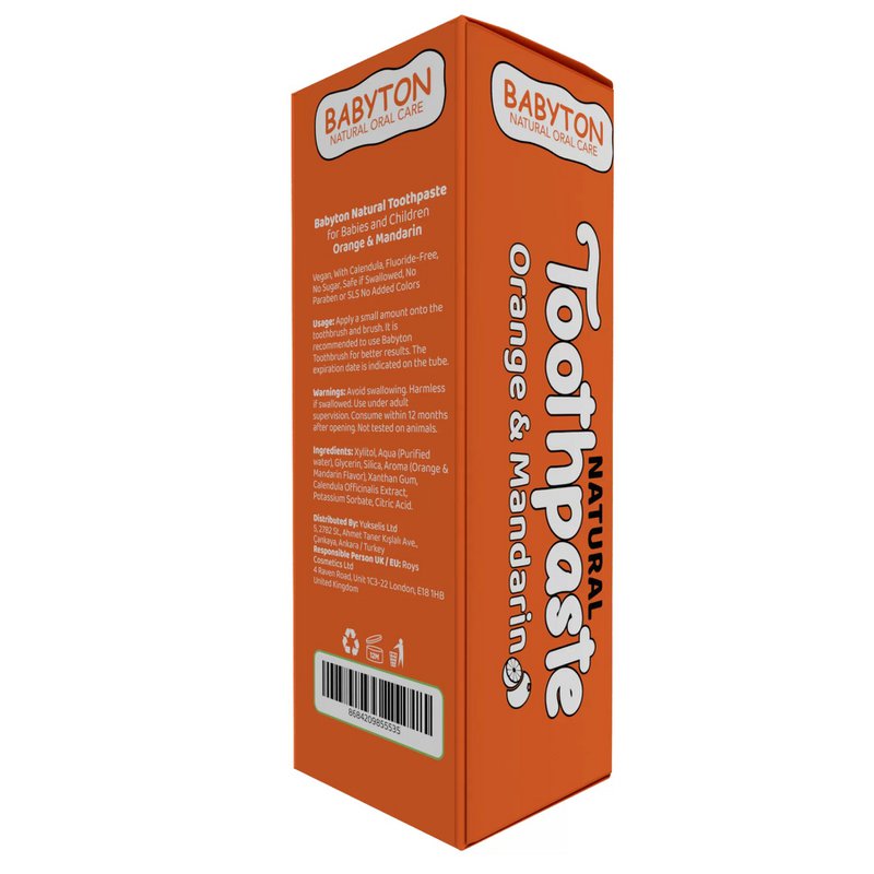 Babyton Natural toothpaste with orange and mandarin taste 50g