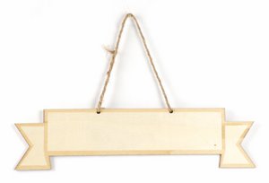 WOODEN RIBBON SUSPENSION 330x82x4mm -
