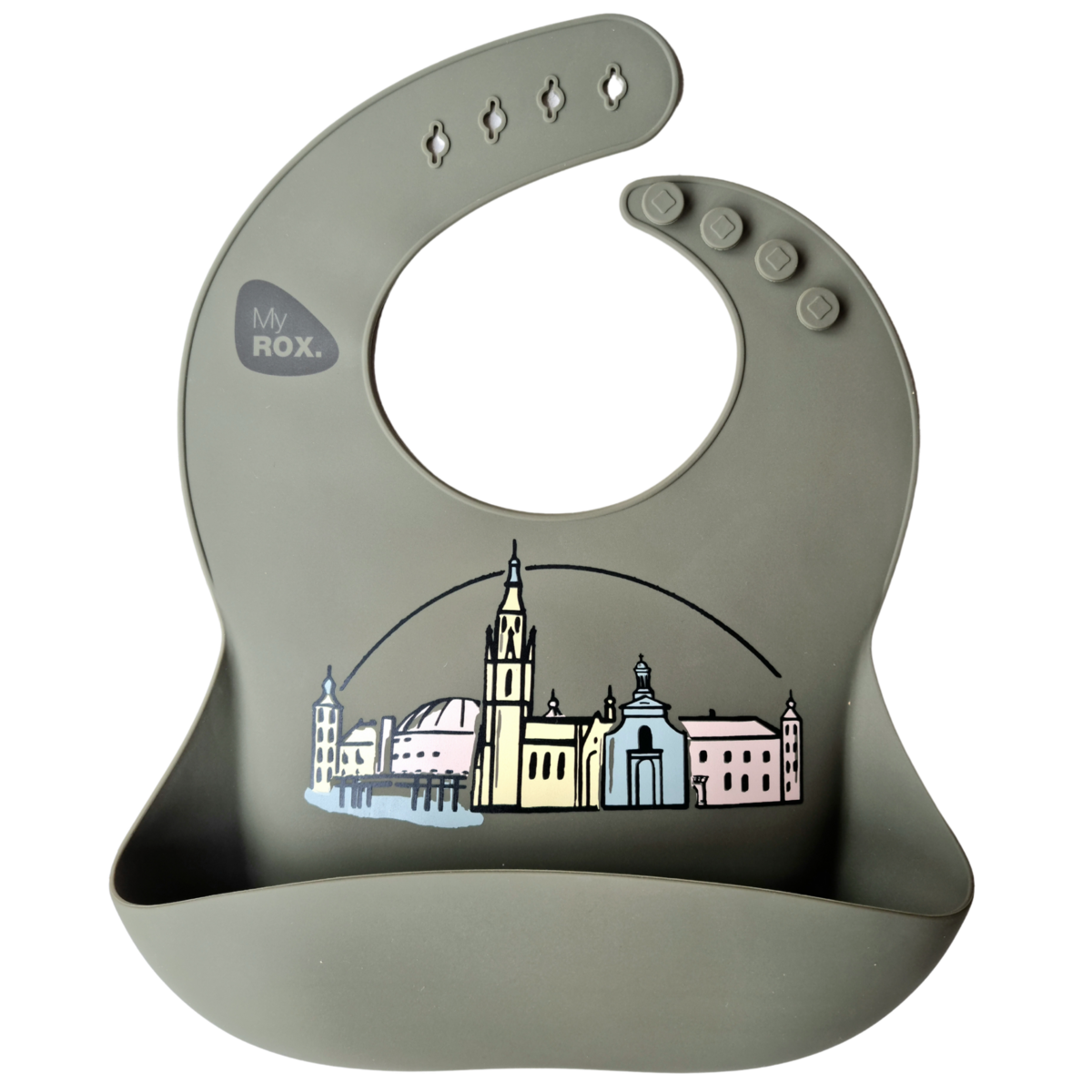 Silicone Bib Breda Olive