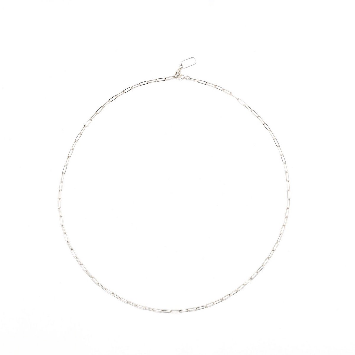 Collar de eslabones de cambio - plata