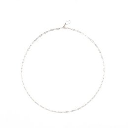 Collar de eslabones de cambio - plata