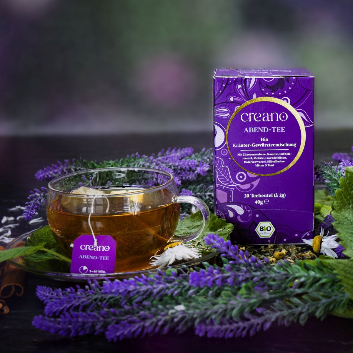 Creano Bio-Teebeutel Abend-Tee 20er Pack