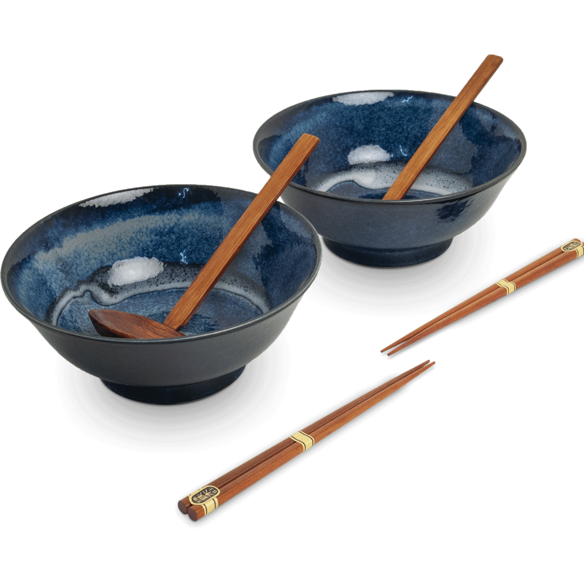 Edo Izayoi Ramenbowlset, 22x9cm, 2 pers., giftbox