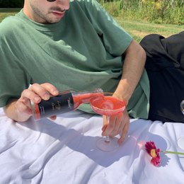 Lazy Rose - Cocktail à la vodka