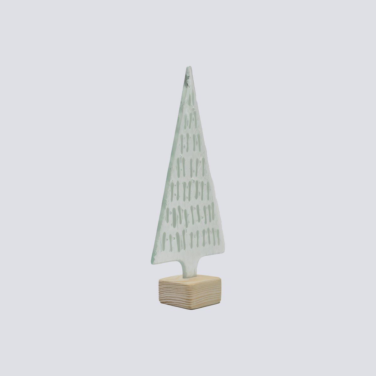 Xmas Tree Large 11x23 White Candles