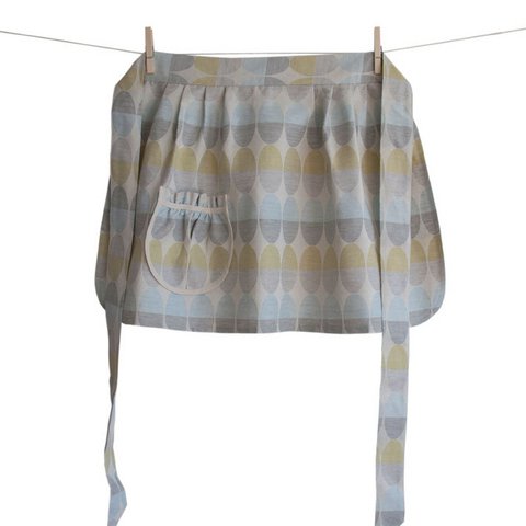 Olivia housewife apron Blue