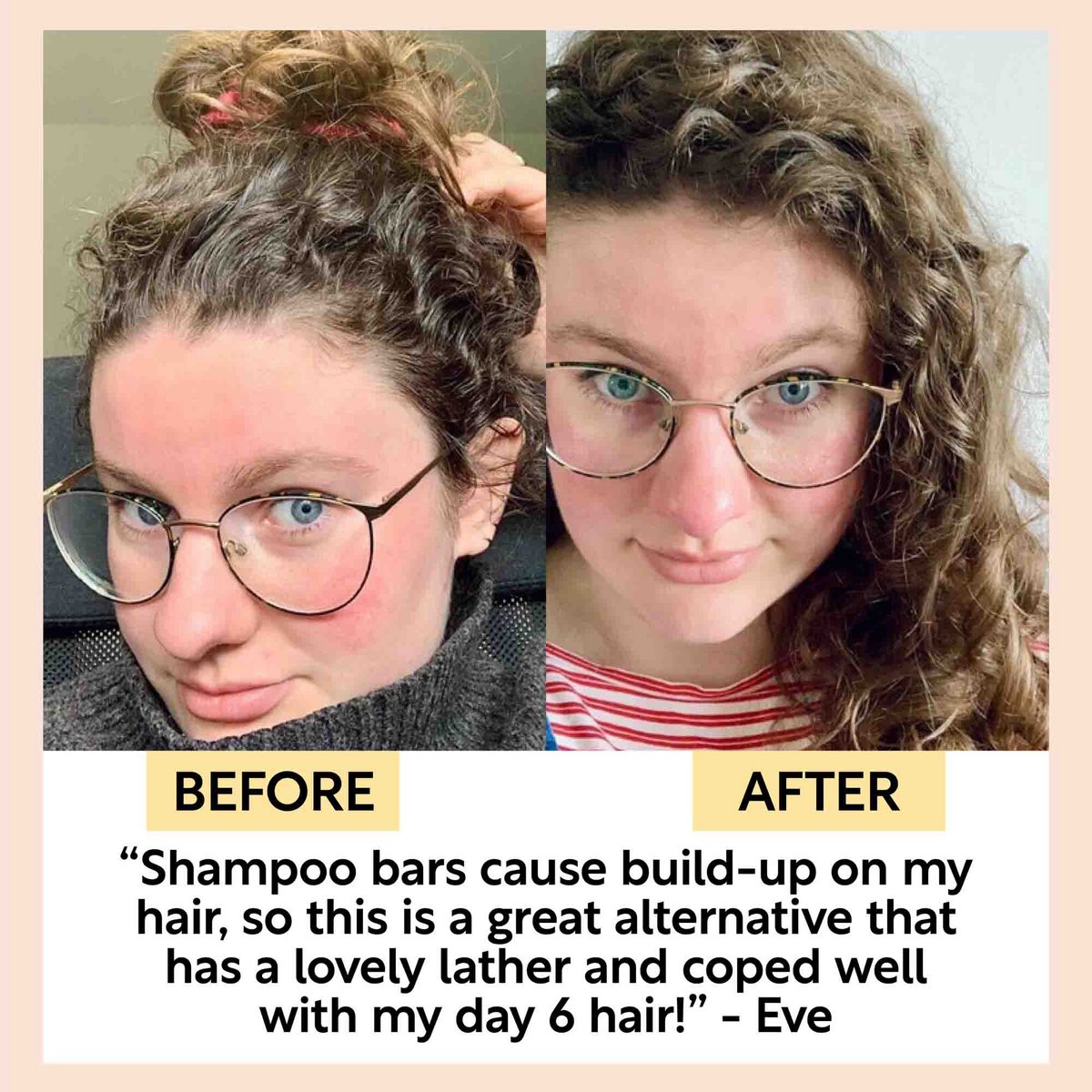 Veganistische Shampoo Crème met Kokos + Grapefruitolie - Jumbo