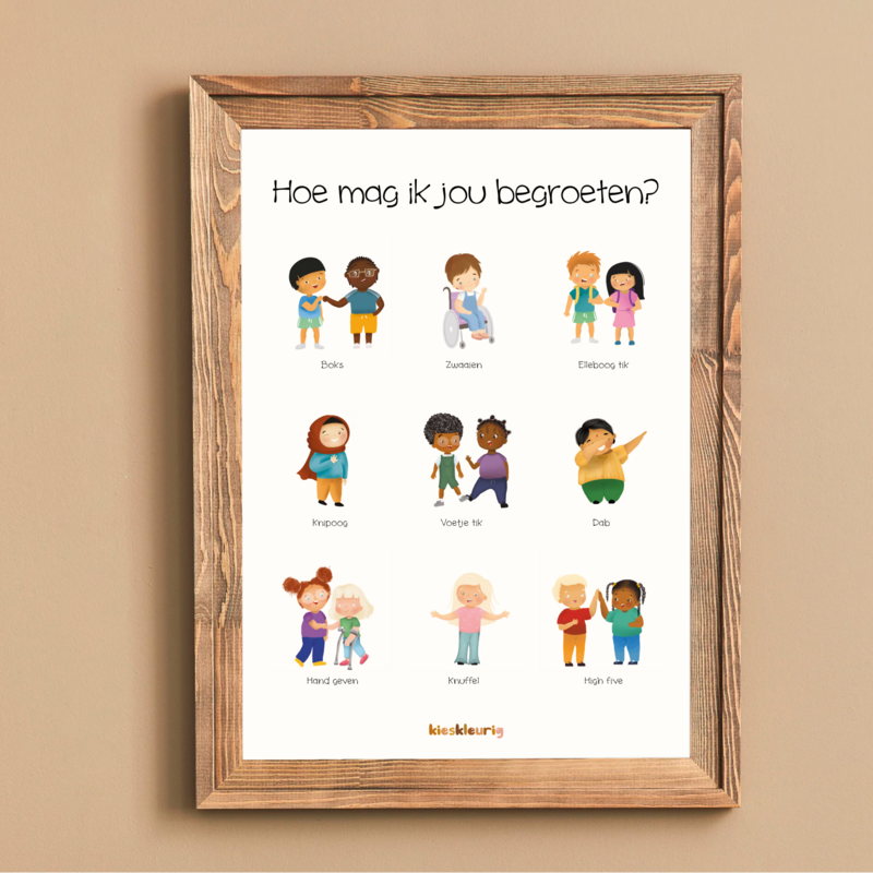Comment puis-je vous saluer? Affiche
