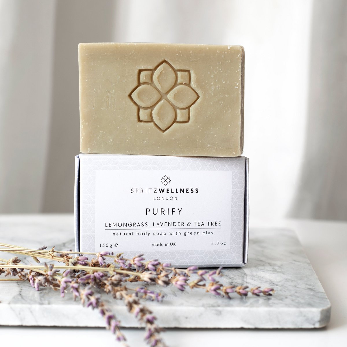 PURIFY Savon Corporel Argile Verte