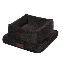 "Nero Boucle" lair for a dog and a cat from the Fluffy Puppy brand, 3 colors, Boucle material, hand made!