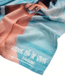 Linen beach towel Walking into the Spring - Algis Kriščiūnas