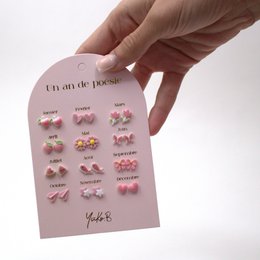 Offer of 20 poetic earrings cards