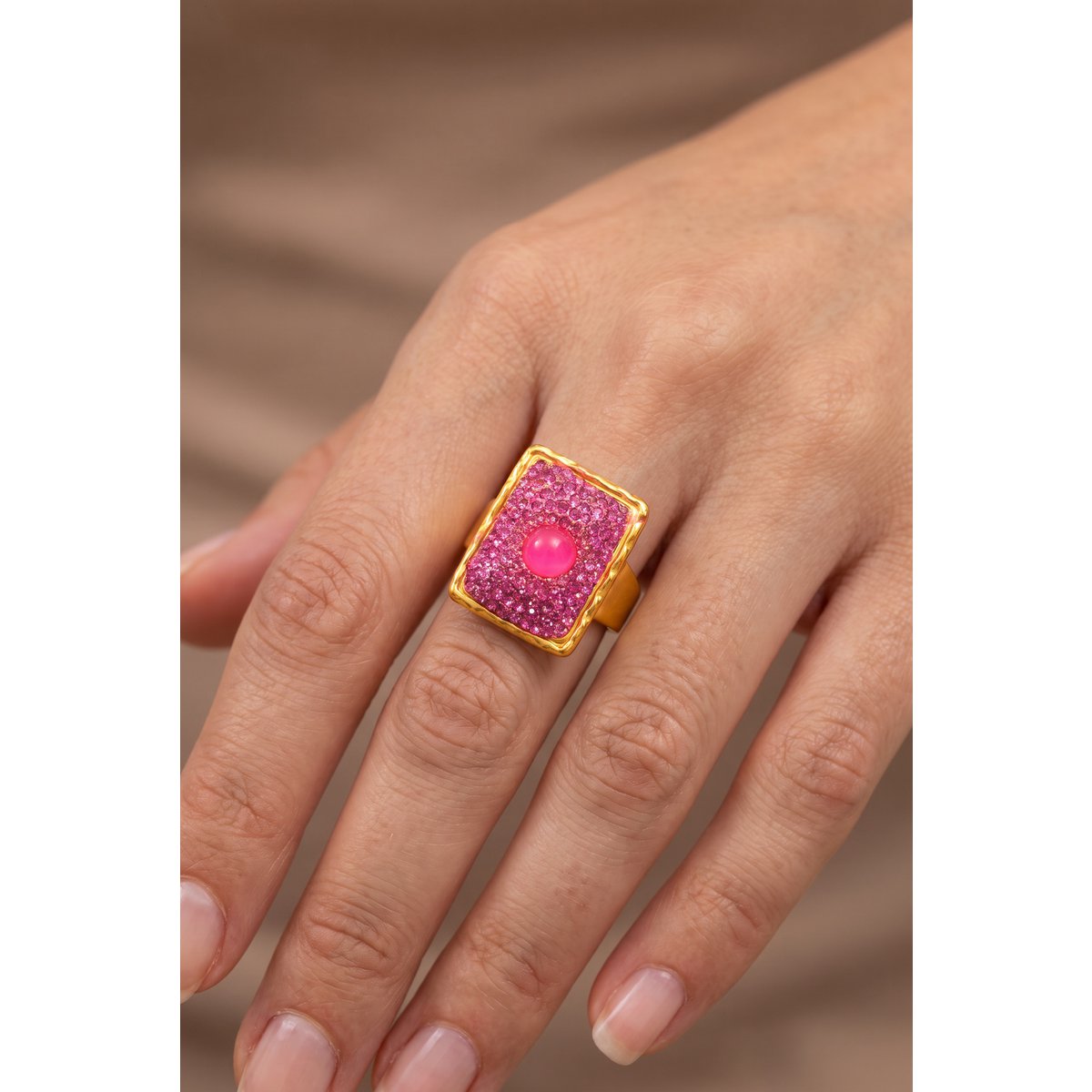 Bague en acier inoxydable ajustable