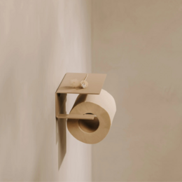 Portarrollos Bari – accesorios baño moderno con estante