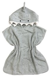 BIOLOGISCH badponcho met haai