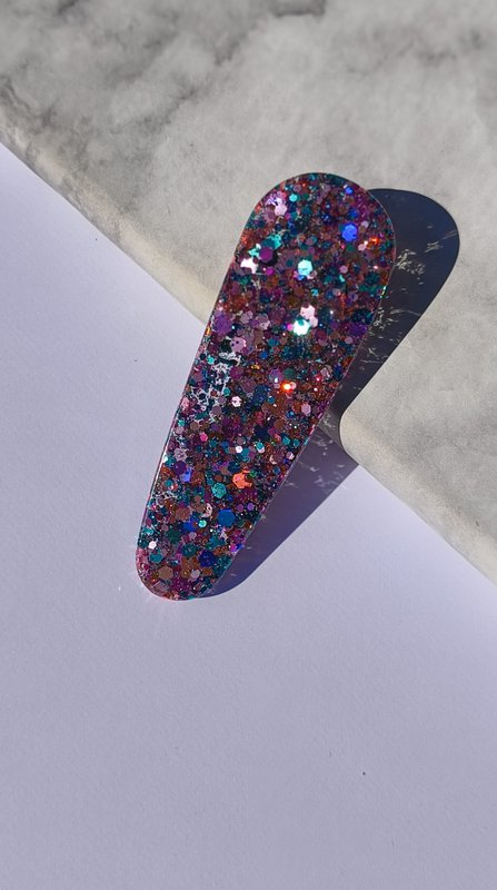 ⋒ Harpiks hårklippakke - Glitter sommerfugl (8 varer) ⋒