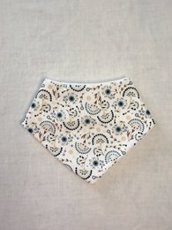 Bandana bib White clay