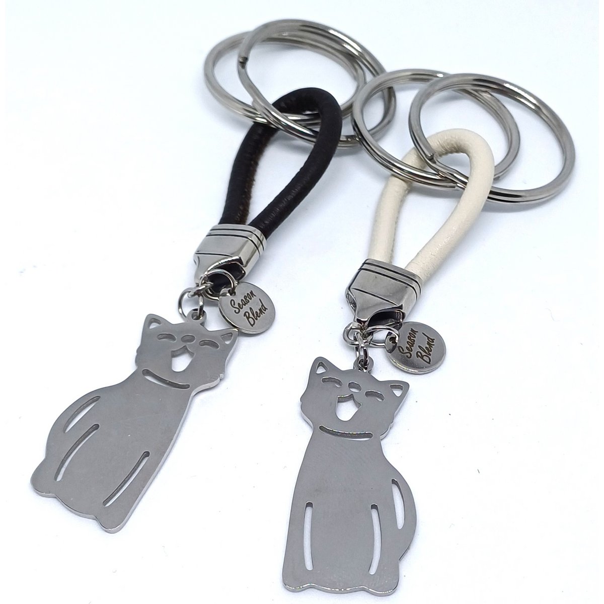 leather keychain dog or cat