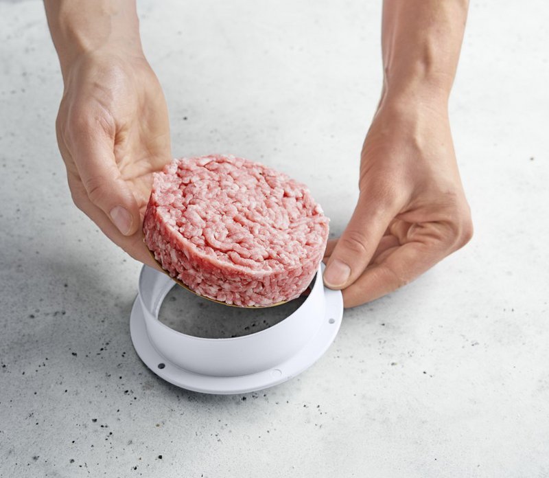 Filled Burger Press