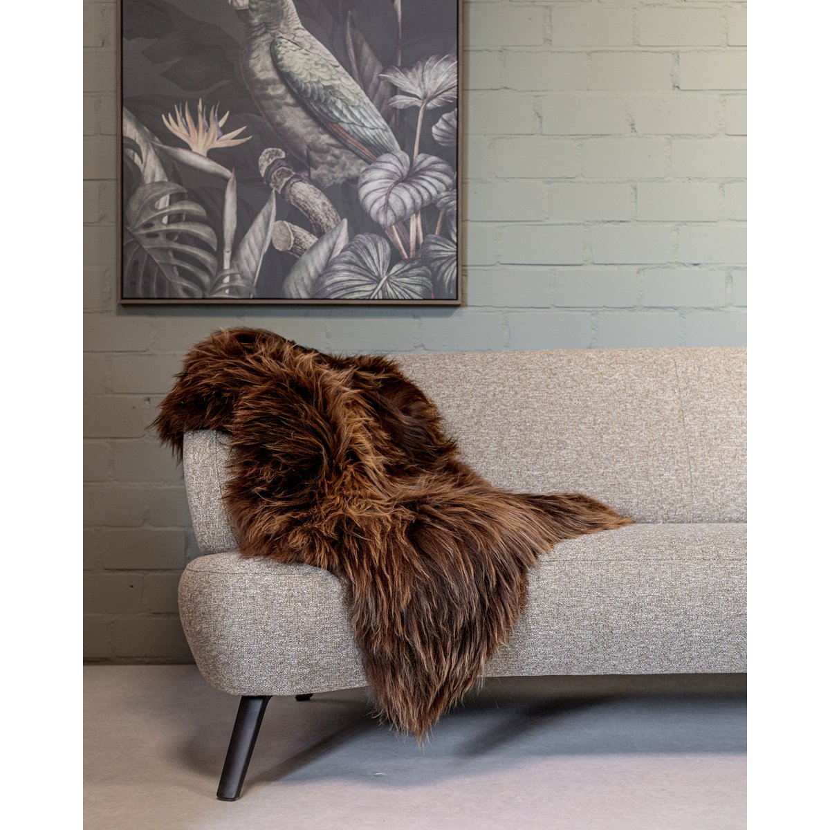 Icelandic sheepskin - Naturally brown